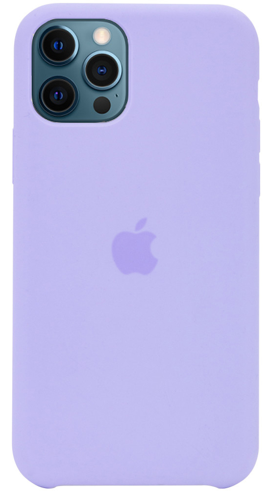 Чехол Silicone Case для iPhone 12/12 Pro лавандовый в Тюмени